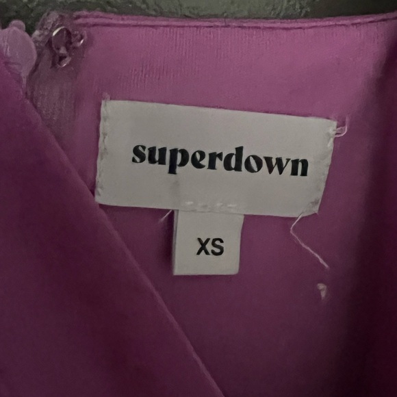 Arezo Cowl Wrap Dress in Purple- Revolve - Superdown: XS - Picture 6 of 10